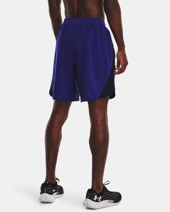 Men's UA Launch Run 2-in-1 Shorts, Blue, pdpMainDesktop image number 1